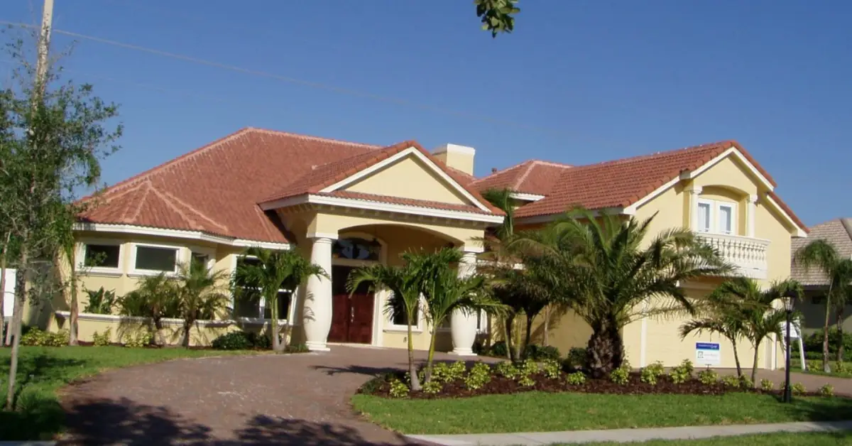yellow house